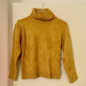 Yellow turtle neck